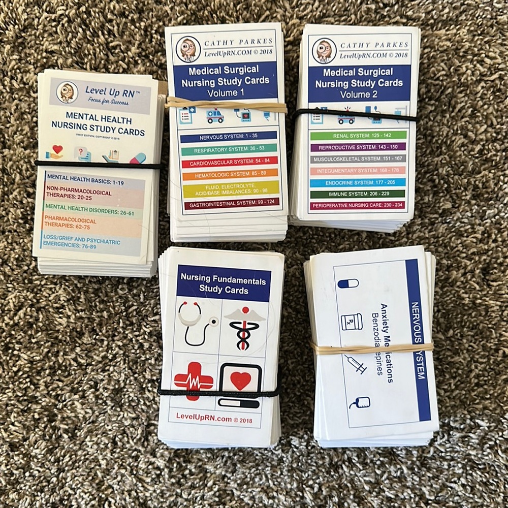 Level Up RN Study Cards Bundle